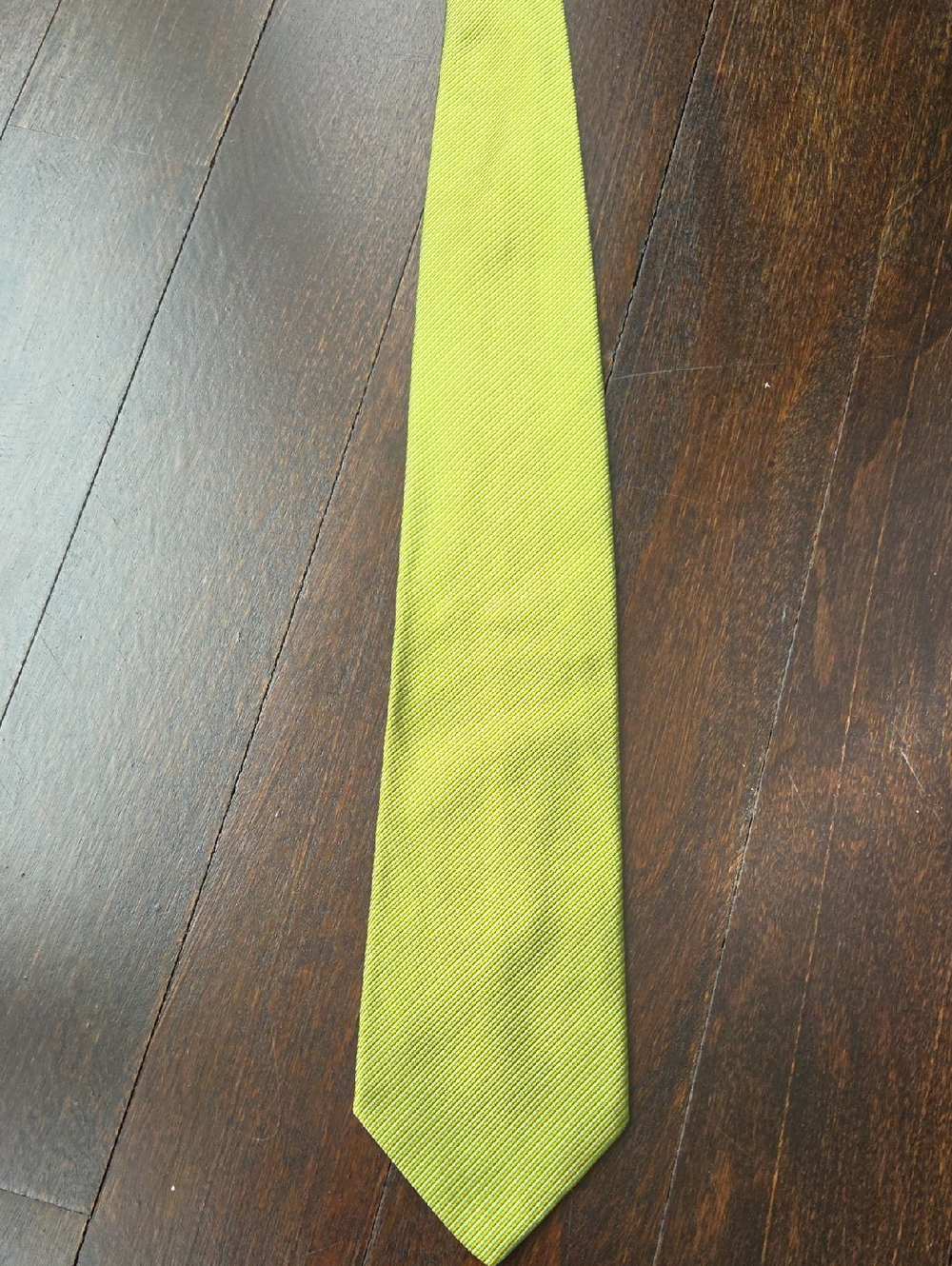 NWOT MEN'S MARINO GABRI 100% SILK GREEN NECK TIE MADE IN ITALY $90